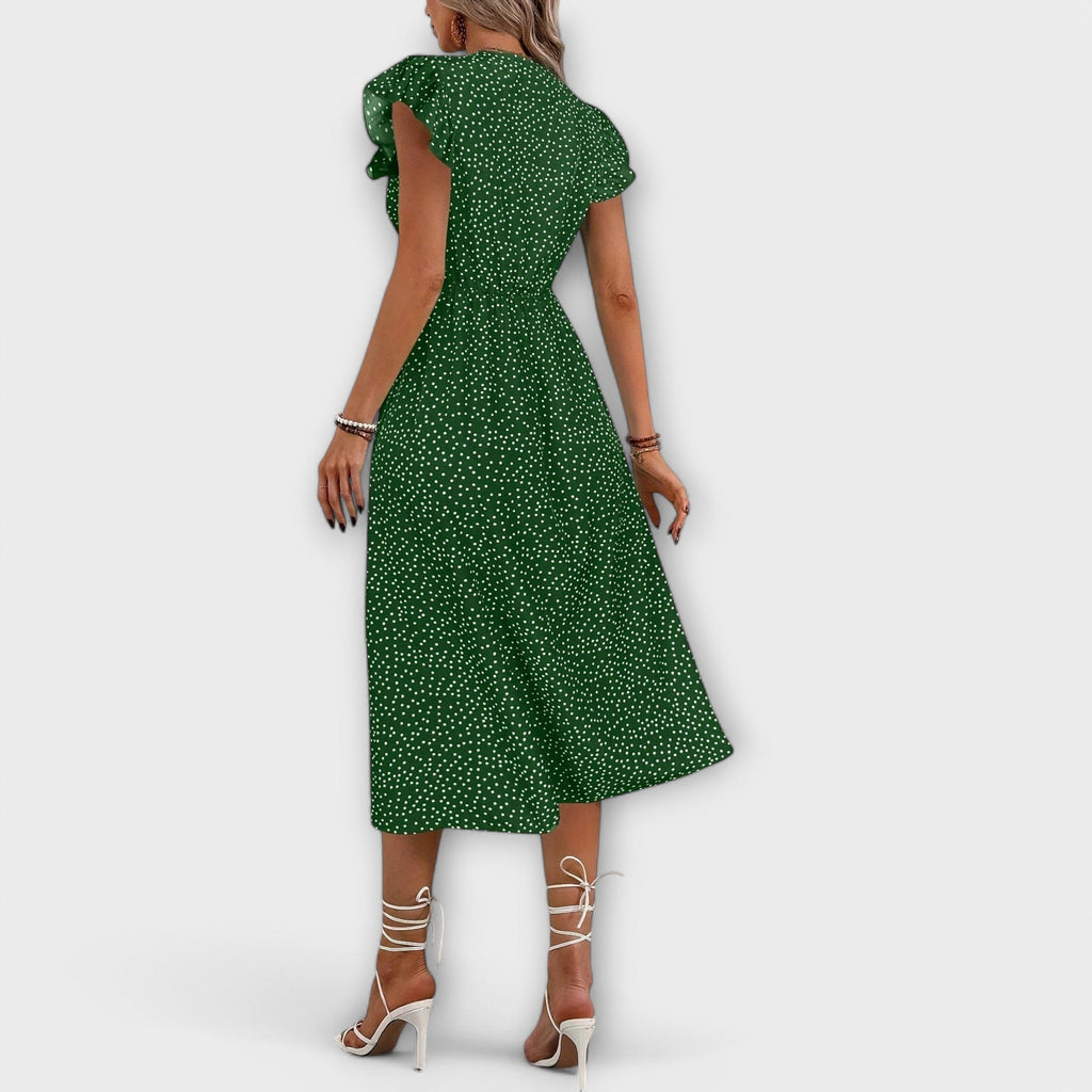 Vestido Midi Sophia de lunares