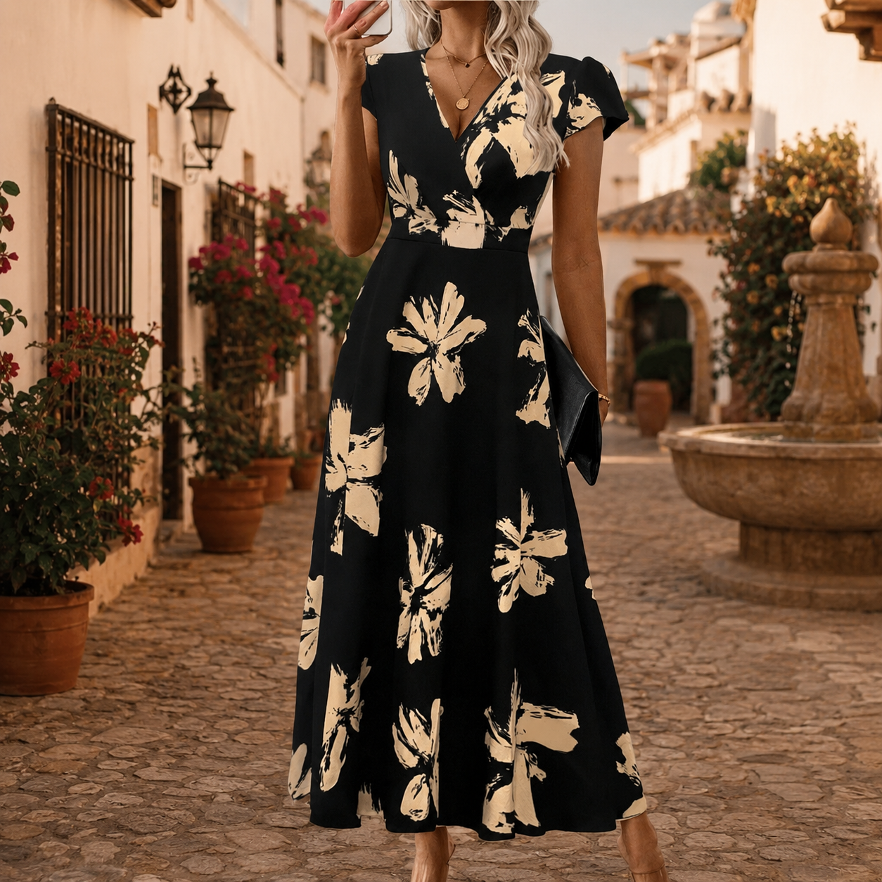 Sara™ | Vestido Floral Madrid