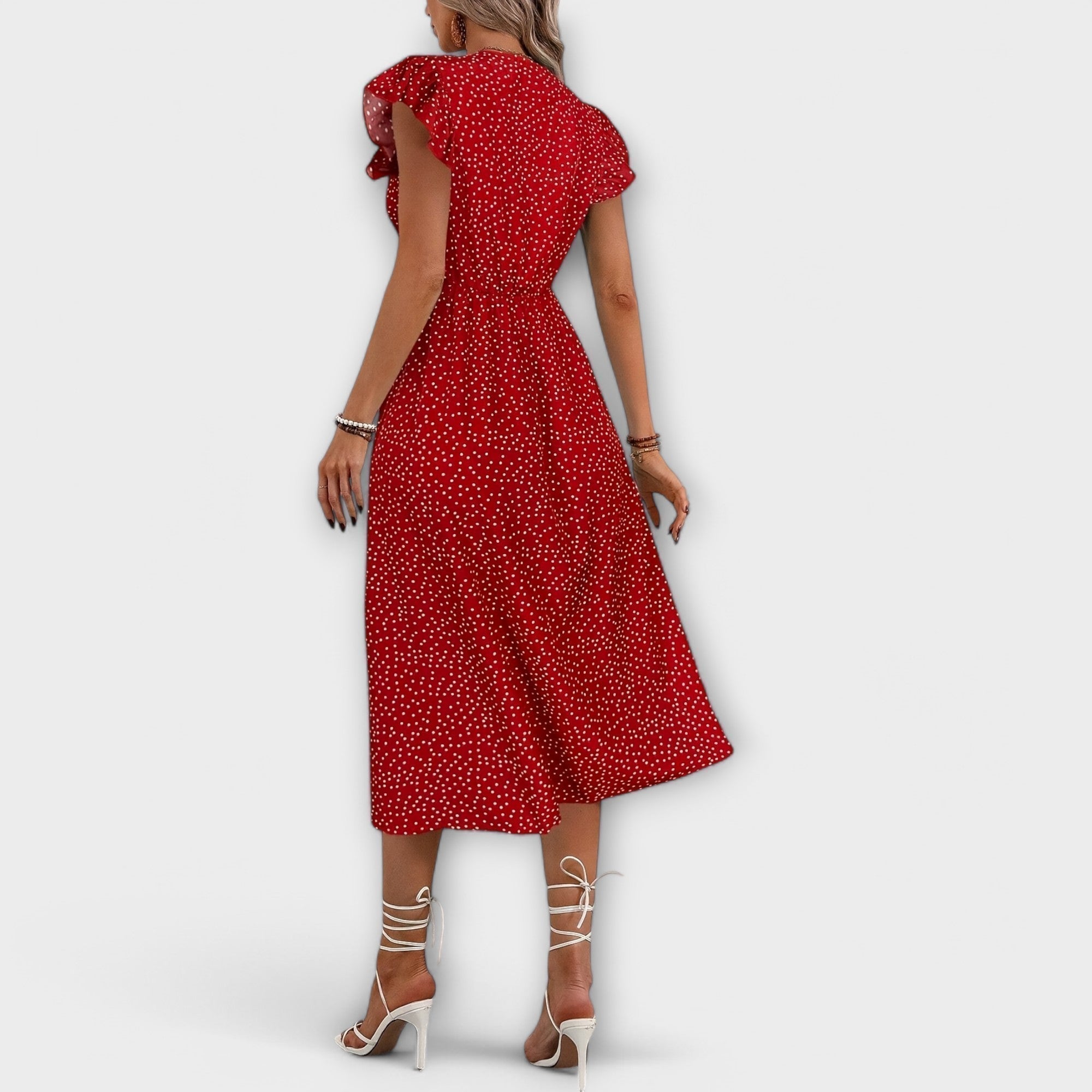 Vestido Midi Sophia de lunares